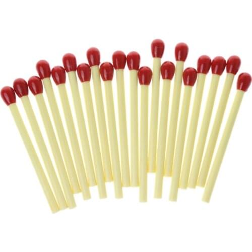 20Pcs Creative Match Shape Ballpoint Pens Novelty Ballpen School Stationery Gift