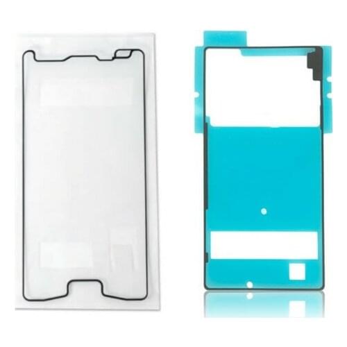 3set/lot Front+Back Adhesive Glue Tape Sticker For Sony Xperia Z3+ Z4 E6553 E6533 LCD Housing Frame Plate Back Battery Cover