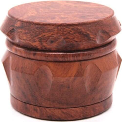 4 Layers Wooden Grain Resin Weed Grinder Machine Herb Grinder 40mm Tobacco Smoke Crusher Hand Smoking Tools