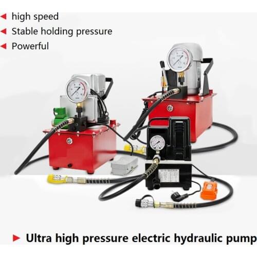 220/380V Electric Hydraulic Pump Household Manual/Foot Switch Ultra High Pressure Electric Hydraulic Station 750W Low Power Tool