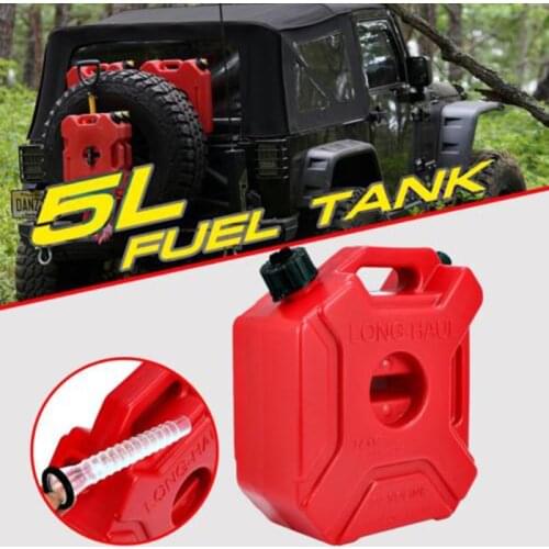 Gasoline Container 5L 1.3 Spare Gallon Container Fuel Tank Plastic 290x250x120mm Car Petrol Tanks Jerrycan Oil Container Backup