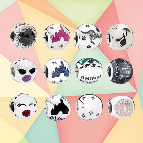 Fashionable And High-quality New Silhouette, Paradise Charm Pendant Beads, Suitable For Women Diy Exquisite Jewelry Accessories