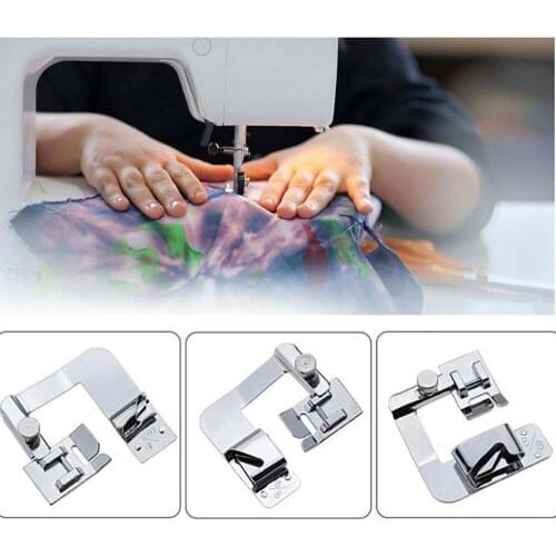 Sewing Machine Accessories Foot Presser Tools 3PCS Press Feet Set For Brother Singer Janome Babylock Juki Instruments Rolled Hem
