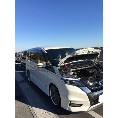 For Nissan Serena C27 for Suzuki Landy Front Bonnet Hood Modify Gas Struts Carbon Fiber Spring Damper Lift Support Absorber