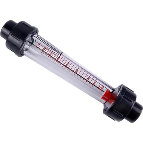 Plastic Float Flowmeter Liquid Water Flow Meter Rotameter Rotermeter UPVC Pipeline Flowmeter 1 Pcs