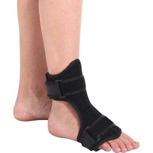Adjustable Drop Foot Orthotic Support Brace+Massage Ball Fasciitis Dorsal Plantar Night Day Splint Men Women Heel Pain Relief