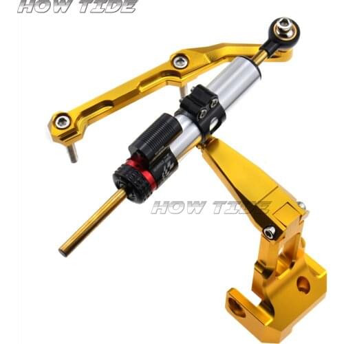 For Yamaha MT-09 Tracer Tracer 900 FJ-09 Motorcycle Accessories Steering Damper with Bracket 2013 2014 2015 2016 17