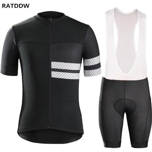 Ropa ciclismo Cycling Jersey Breathable Qucik Dry Bike Clothing Short Sleeve Sets Summer Cycling Wear Black High quality