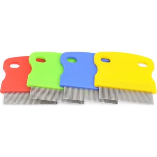 Hair Lice Comb Brushes Terminator Fine Egg Dust Nit Free Removal Stainless Steel Lice Comb Dog Comb