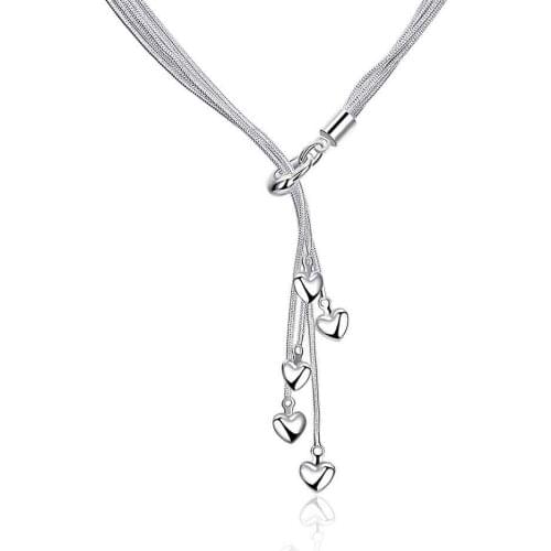 Factory price top quality silver plated jewelry necklace fashion cute necklace pendant hot sell SMTN092