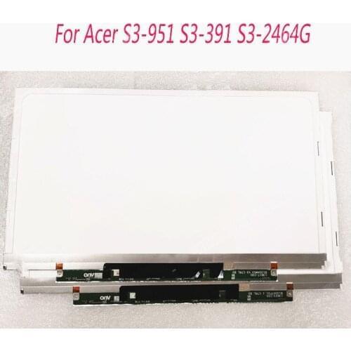 13.3 inch for Acer S3-951 S3-391 S3-2464G Laptop LCD screen B133XW03 V3 B133XTF01.0 B133XTF01.1 B133XTF01.2