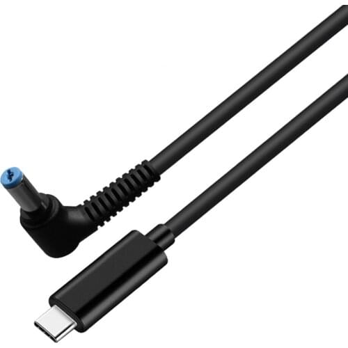 1.5M/4.9FT Type-C to 5.5*1.7MM notebook PD fast Charging line,USB-C to 5517 Power Charge Cable,65W