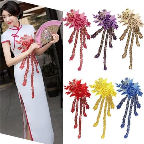 1pcs Embroidered Sewing on Patch Flower Patch Stickers for Clothes Badge Sewing Fabric Applique Supplies