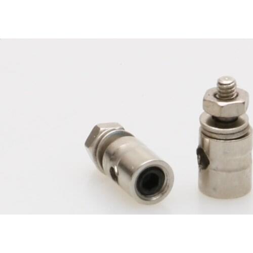 10pcs 1.8mm 2.1mm Metal Adjuster Positioner Servo Connector Setscrew Stainless Steel Pushrod Linkage Stopper for RC Fixed-wing