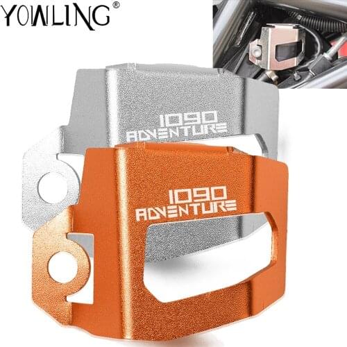 For 1090 Adventure 2013 2014 2015 2016 2017 Motorcycle Rear Brake Pump Fluid Tank Reservoir Guard Protector Cover OIL CUP