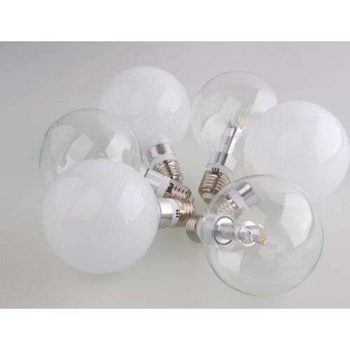 6pcs RH LOFT E27 Vintage Edison Clear/Milky Glass LED 6W G95 Bulb