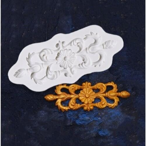 Aouke European lace silicone mold DIY fondant cake mold chocolate fudge tools baking utensils M053