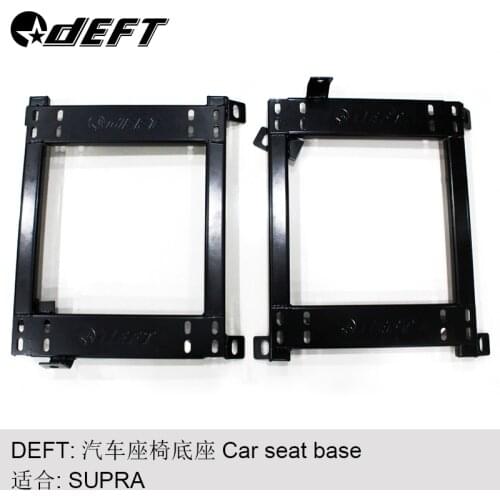 DEFT Racing Sport Seat Mount Bracket For Toyota Supra Auto Replace Parts Iron Stainless Strength Car Racing Seat Brackets Base