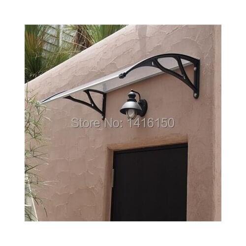 DS100120,depth 1000mm,width 1200mm,easy to install simple door canopies aluminum,free shipping door canopies aluminum