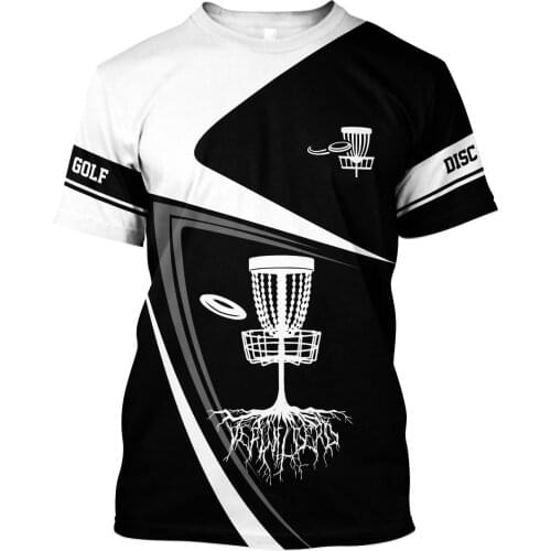 Loving Disc Golf Sportswear Tshirts Mens 3D Skull Print Casual T-Shirt Unisex Harajuku Summer Tee Hip-Hop Women Tops Plus Size 3