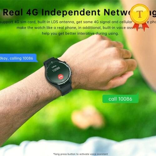 Best selling ip67 waterproof 1.6 Inch Smart Watch Android 9 3GB 32GB Dual Camera Big Battery 4G GPS independent call Smartwatch