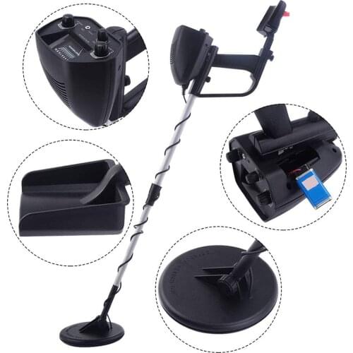 Metal Detector Underground MD4030 D4030P Treasure Gold Detectos Finders Seeker Portable Hunter Detector Black