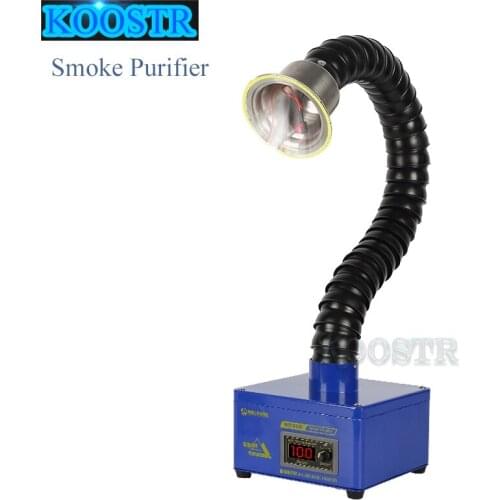 Mechanic mini Fume Extractor 220V Smoking Instrument High filtering laser machine Smoke Purifier phone repair Welding Smoke