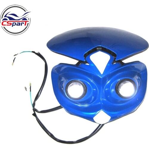 Motorcycle Universal Vision Headlight Kaya Lifan Xmotos Apollo Dirt Bike Pit Bike Blue