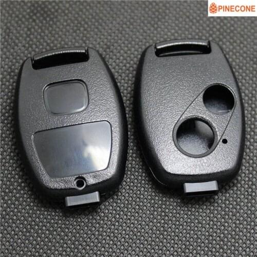 PINECONE for HONDA ACCORD CIVIC CR-V ODYSSEY PILOT Car Key Case 2 Button Not need Cut Blade Replace Remote Car Key Shell 1 PC
