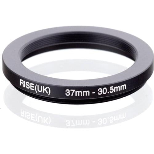 RISE(UK) 37mm-30.5mm 37-30.5 mm 37 to 30.5 Step down Ring Filter Adapter black