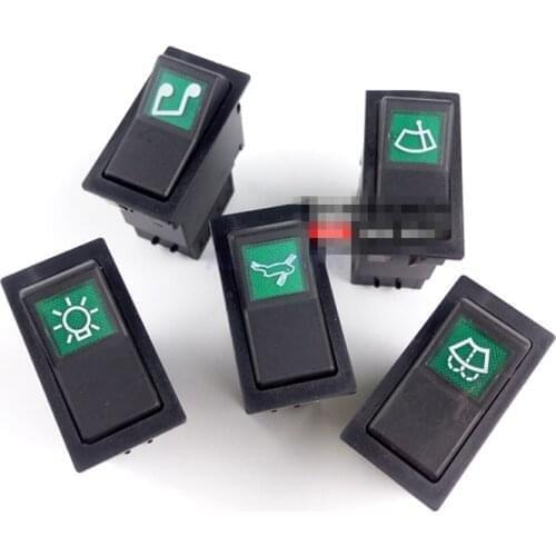 For Daewoo Doosan DH220 225 258 300-5-7-9 Excavator Wiper headlight water spray switch Excavator Accessories