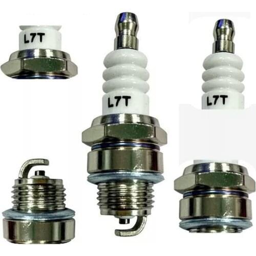 8Pcs L7T Lawn Mower Spark Plug Garden Lawnmover Chainsaw Spark Plug Engine Accessories for Stihl Hedge Trimmer Blower
