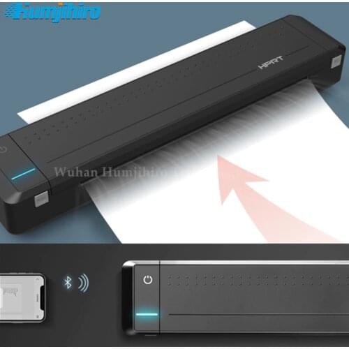A4 Mini Document Thermal Printer Mobile Bluetooth-compatible Wireless Photo Inkjet Printer Home iSO Android PC Support PDF File