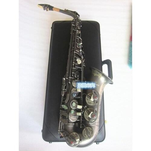 Best Quality Alto Saxophone Black EbTune Musical Instrument A-992 Alto Saxophone with Mouthpiece With Reed. Neck. Case Shipping