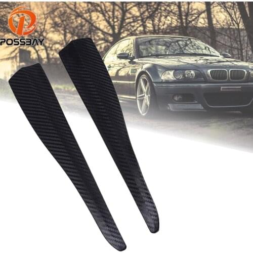 POSSBAY Auto Car Front Rear Bumper Trims Protector Pad Pegatinas Universal Car Anti-Scratch Bumper Guard Protector Strip