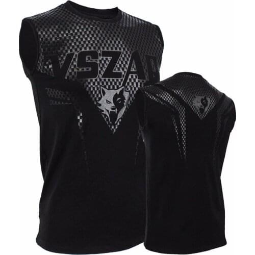 2017 MMA VSZAP SHARP sleeveless vest T-shirt fighting Muay Thai fighting fitness windskin muscle exercise