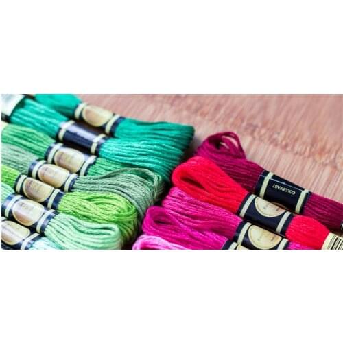 ZZ CXC Threads Two labels rose to me 10 pieces cross stitch threads cross stitch embroidery thread Custom threads colors 09