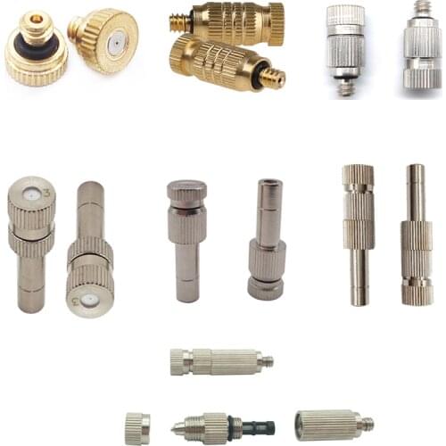 1Pcs Brass Misting Nozzle Garden Greening Watering Sprinkler Agricultural Irrigation Atomization Spray