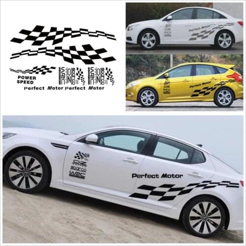 161cm Car Body Stickers Vinyl Decals Hood Stickers Racing Stripes