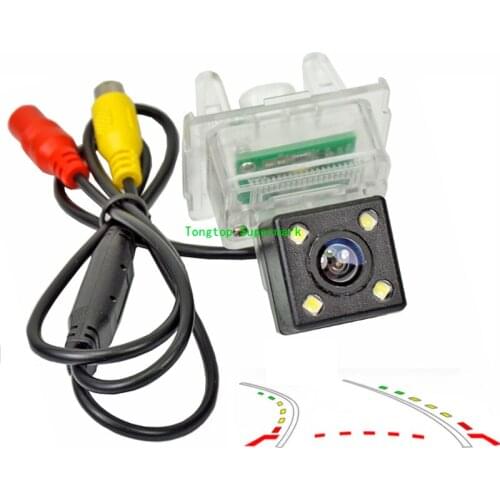 4Led Night Vision CCD Rear View Camera for Mercedes Benz MB C Class W204 C180 C200 C280 C300 C350 C63 AMG Parking Accessories