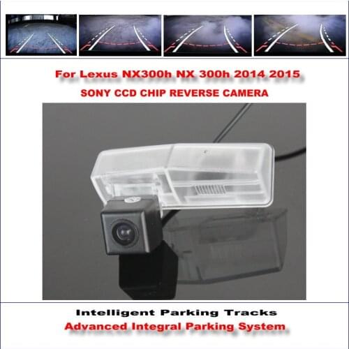 Car Rear View Camera For Lexus NX300h/NX 300h 2014 2015 Intelligent Parking Tracks Reverse Backup NTSC RCA AUX CAM