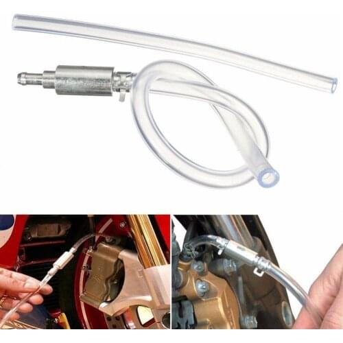 Car Clutch Brake Bleeder Hose Bleeding Tool One Way Valve Tube