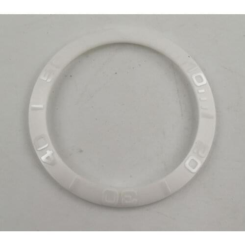 38mm white ceramics bezel white marks fit for 40mm SUB GMT mens watch-Q21