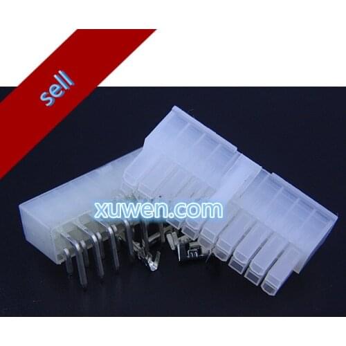 Free Shipping 10Lot 20p Straight needle Automobile wire connector plug 5557 5566 plastic terminal plug spring terminals computer
