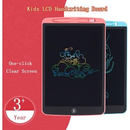One Key Cleaning Electronic Drawing Board Wide Screen Color Writing Children Graffiti Light Painting Board Educational Toys
