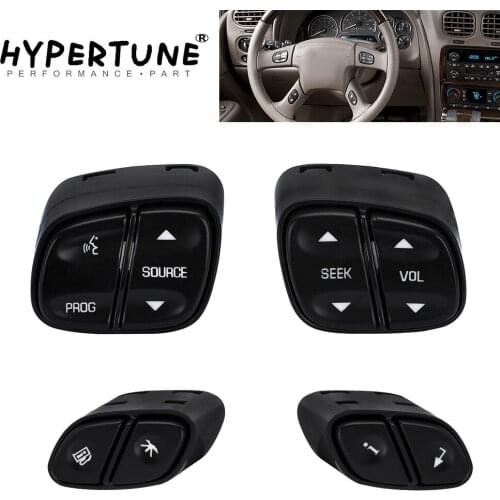 For Chevy Silverado Steering Wheel Regulator Buttons for GMC Yukon Hummer H2 Avalanche seek Volume Radio Volume Control Switch