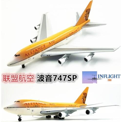 1:200 Diecast Simulation Model Alliance Airlines Boeing B747SP Airliner747 Metal Model Aircraft Collection Ornaments Gifts