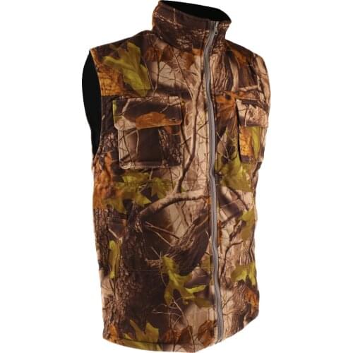 MagiDeal Mens Thermal Fleece Camo Vest for Outdoor Hunting Shooting Hiking Climbing