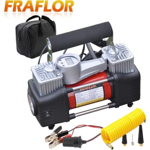 Digital Tire Inflator DC 12 Volt Car Portable Air Compressor Pump 150 PSI Car Air Compressor for Car Motorcycles Bicycles