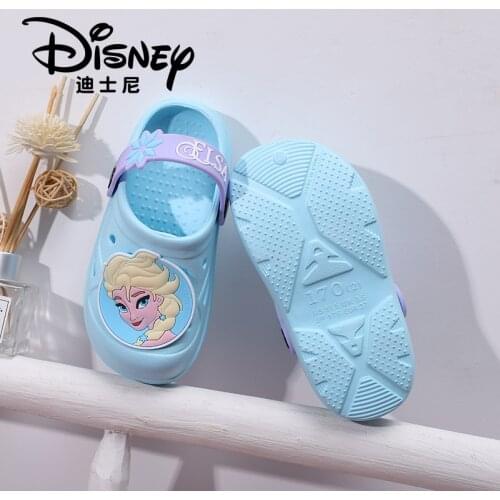 New Disney Frozen Baby Shoes Princess Elsa Anna Sandals Cartoon Slippers Kid Home Shoes Summer Baby Girls Beach Water Outdoor